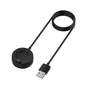Incarcator wireless Techsuit SmartWatch Wireless Cablu de incarcare (TGC4), pentru Garmin Fenix 5/5 Plus/6/6X/7X, USB, 5W, 1m cu Suport de birou, negru