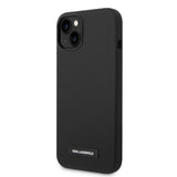 Husa pentru iPhone 14 Plus, Karl Lagerfeld Silicone MagSafe (KLHMP14MSLMP1K), negru