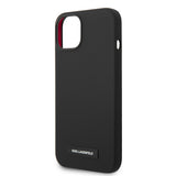 Husa pentru iPhone 14 Plus, Karl Lagerfeld Silicone MagSafe (KLHMP14MSLMP1K), negru