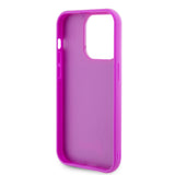 Husa pentru iPhone 15 Pro, Guess Disco Metal Script (GUHCP15LPMSDGSF), fucsia