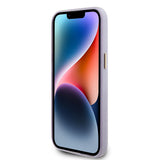 Husa pentru iPhone 15 Pro Max, Guess Glitter Glossy Script (GUHCP15XPGMCSL), violet
