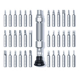 Set de Scule UGREEN Precision Screwdriver Set 38in1 CM372 (80459), cu Handle Aluminum Alloy, Extension and 36 Biti, Negru