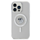 Husa pentru iPhone 14 Pro Max, Karl Lagerfeld IML MagSafe (KLHMP14XHFCCNOT), transparenta