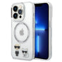 Husa pentru iPhone 14 Pro Max, Karl Lagerfeld Hardcase MagSafe (KLHMP14XHKCT), transparenta