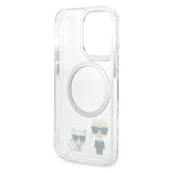 Husa pentru iPhone 14 Pro Max, Karl Lagerfeld Hardcase MagSafe (KLHMP14XHKCT), transparenta