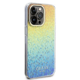 Husa pentru iPhone 15 Pro Max, Guess Hardcase IML Faceted Mirror Disco Iridescent (GUHCP15XHDECMI), multicolor