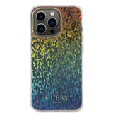 Husa pentru iPhone 15 Pro Max, Guess Hardcase IML Faceted Mirror Disco Iridescent (GUHCP15XHDECMI), multicolor