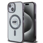 Husa pentru iPhone 15 Plus, Karl Lagerfeld IML MagSafe (KLHMP15MHKHNOTK), transparenta