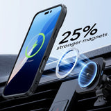 Husa pentru iPhone 16, ESR Classic Hybrid HaloLock Kickstand + Tempered Glass, negru/transparenta