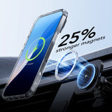 Husa pentru iPhone 16 Plus, ESR Classic Hybrid HaloLock Kickstand + Tempered Glass, negru/transparenta