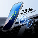 Husa pentru iPhone 16 Pro, ESR Classic Hybrid HaloLock Kickstand + Tempered Glass, negru/transparenta