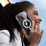 Husa pentru iPhone 16 Pro, ESR Classic Hybrid HaloLock Kickstand + Tempered Glass, negru/transparenta