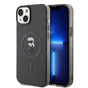 Husa pentru iPhone 15 Plus, Karl Lagerfeld IML MagSafe (KLHMP15MHFCKNOK), negru