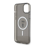Husa pentru iPhone 15 Plus, Karl Lagerfeld IML MagSafe (KLHMP15MHFCKNOK), negru