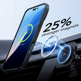 Husa pentru iPhone 16 Pro, ESR Classic Hybrid HaloLock Kickstand + Tempered Glass, negru/transparenta