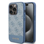 Husa pentru iPhone 15 Pro, Guess Hardcase 4G Stripe Collection (GUHCP15LG4GLBL), albastru