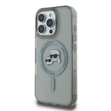 Husa pentru iPhone 16 Pro, Karl Lagerfeld IML MagSafe (KLHMP16LHLSKCK), negru