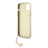 Husa pentru iPhone 15 Plus, Guess Hardcase 4G Charms Collection (GUHCP15MGF4GGR), gri