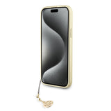 Husa pentru iPhone 15 Plus, Guess Hardcase 4G Charms Collection (GUHCP15MGF4GGR), gri
