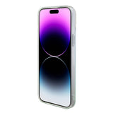 Husa pentru iPhone 15 Pro Max, Guess IML Iridescent MagSafe (GUHMP15XHITSQ), turcoaz