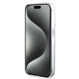 Husa pentru iPhone 15 Pro, Guess IML Iridescent MagSafe (GUHMP15LHITSU), mov