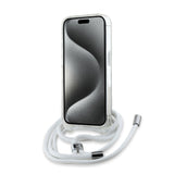 Husa pentru iPhone 15 Pro, Karl Lagerfeld IML Crossbody MagSafe (KLHMP15LHCKCKLCT), transparenta
