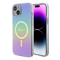 Husa pentru iPhone 15, Guess IML Iridescent MagSafe (GUHMP15SHITSU), mov