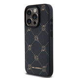 Husa pentru iPhone 15 Pro Max, Karl Lagerfeld Leather MagSafe (KLHMP15XPGKHPHK), negru