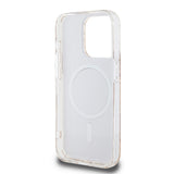 Husa pentru iPhone 15 Pro Max, Guess IML GCube MagSafe (GUHMP15XHGCUSTGW), maro