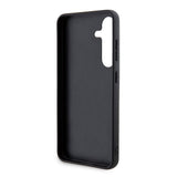 Husa pentru Samsung Galaxy S24, Guess Grip Stand 4G Triangle Strass (GUHCS24SPGS4TDW), maro