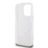 Husa pentru iPhone 15 Pro Max, Guess IML GCube MagSafe (GUHMP15XHGCUSTGP), roz
