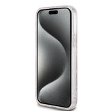 Husa pentru iPhone 15 Plus, Guess IML GCube MagSafe (GUHMP15MHGCUSTGP), roz