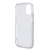 Husa pentru iPhone 15 Plus, Guess IML GCube MagSafe (GUHMP15MHGCUSTGK), negru