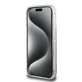 Husa pentru iPhone 15 Pro, Guess IML GCube MagSafe (GUHMP15LHGCUSTGK), negru