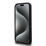 Husa pentru iPhone 15 Pro, Karl Lagerfeld Silicone MagSafe (KLHMP15LSCMKCRHK), negru