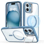 Husa pentru iPhone 16, ESR Classic Hybrid HaloLock Kickstand, bleu