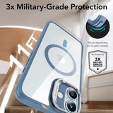 Husa pentru iPhone 16, ESR Classic Hybrid HaloLock Kickstand, bleu