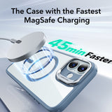 Husa pentru iPhone 16, ESR Classic Hybrid HaloLock Kickstand, bleu