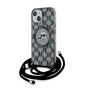 Husa pentru iPhone 15, Karl Lagerfeld IML Crossbody MagSafe (KLHMP15SHCKCKLCK), negru