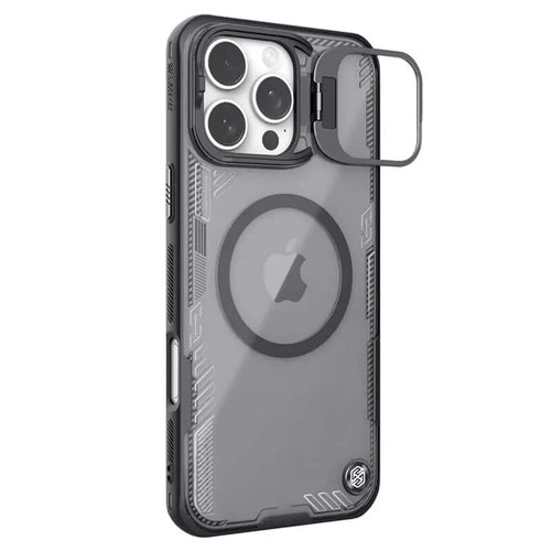 Husa pentru iPhone 16 Pro, Nillkin Iceblade Prop Magnetic (cu Camera Cutout), negru