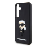 Husa pentru Samsung Galaxy S24 Plus, Karl Lagerfeld 3D Design (KLHCS24M3DRKINK), negru