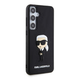 Husa pentru Samsung Galaxy S24 Plus, Karl Lagerfeld 3D Design (KLHCS24M3DRKINK), negru