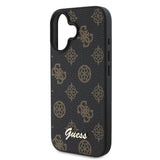 Husa pentru iPhone 16, Guess Peony Script MagSafe (GUHMP16SPGPYSK), negru