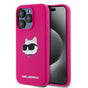 Husa pentru iPhone 15 Pro, Karl Lagerfeld Silicone MagSafe (KLHMP15LSCHPPLF), fucsia