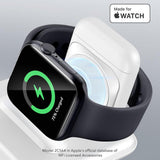 Incarcator wireless ESR Premium 3in1 Travel Wireless Charging Set (2C569A), pentru iPhone, MFi Apple Watch, AirPods, Qi2 15W, alb