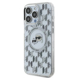 Husa pentru iPhone 15 Pro, Karl Lagerfeld IML MagSafe (KLHMP15LHMCKMHT), transparenta