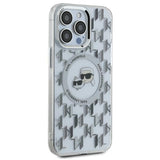 Husa pentru iPhone 15 Pro, Karl Lagerfeld IML MagSafe (KLHMP15LHMCKMHT), transparenta