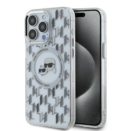 Husa pentru iPhone 15 Pro, Karl Lagerfeld IML MagSafe (KLHMP15LHMCKMHT), transparenta
