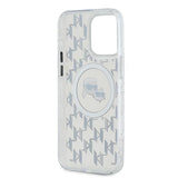 Husa pentru iPhone 15 Pro, Karl Lagerfeld IML MagSafe (KLHMP15LHMCKMHT), transparenta