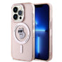 Husa pentru iPhone 14 Pro Max, Karl Lagerfeld IML MagSafe (KLHMP14XHFCCNOP), roz